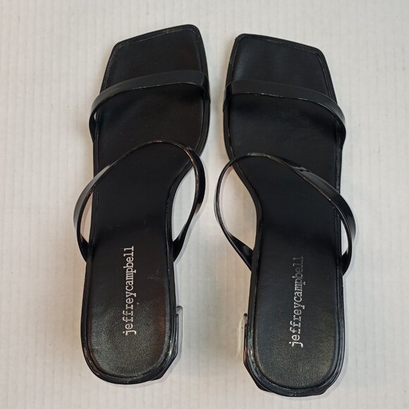 Jeffrey Campbell Slide On Block Heel Sandals - Picture 3 of 7